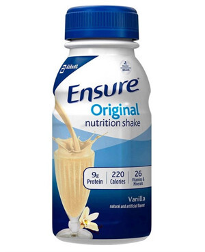 Sữa bột pha sẵn Ensure Original vani chai 237ml