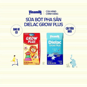 Sữa bột pha sẵn Nuti Grow Plus xanh - 110 ml (Thùng 48 hộp)