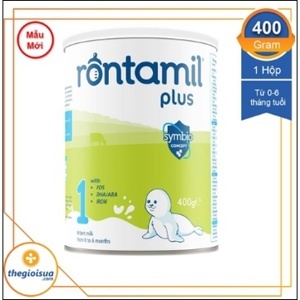 Sữa bột Rontamil Plus 1 - 400g (dành cho trẻ từ 0-6 tháng)