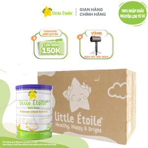 Sữa bột sao nhỏ Little Etoile Số 1 (0-6 tháng) - Hộp 6 gói x 25.5g