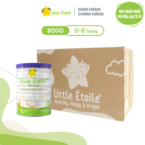 Sữa bột sao nhỏ Little Etoile Số 1 (0-6 tháng) - Hộp 6 gói x 25.5g