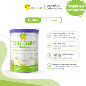 Sữa bột sao nhỏ Little Etoile Số 3 (1-3 tuổi) 800g