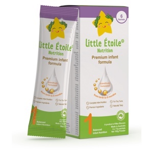 Sữa bột sao nhỏ Little Etoile Số 1 (0-6 tháng) - Hộp 6 gói x 25.5g