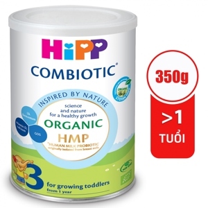Sữa bột Hipp 3 Combiotic Organic - hộp 350g (dành cho trẻ từ 1 - 3 tuổi)