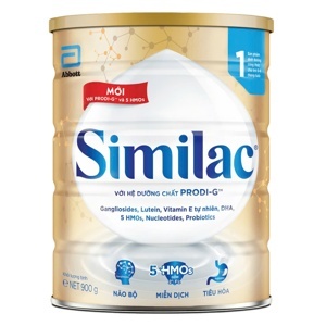 Sữa bột Abbott Similac IQ số 1 - hộp 900g (dành cho trẻ từ 0-6 tháng tuổi)