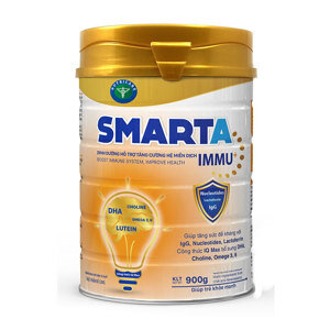 Sữa bột Smarta Immu lon thiếc 900g tăng sức đề kháng cho trẻ từ 1 tuổi trở lên