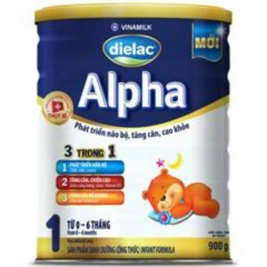 Sữa bột Dielac Alpha Step 1 - hộp 900g (dành cho trẻ từ 0 - 6 tháng)