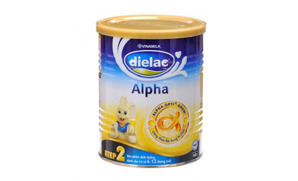 Sữa bột Dielac Alpha Step 2 - hộp 400g (hộp thiếc dành cho trẻ từ 6 - 12 tháng)