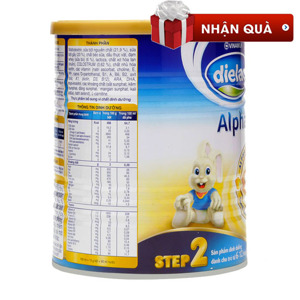 Sữa bột Dielac Alpha Step 2 - hộp 400g (hộp thiếc dành cho trẻ từ 6 - 12 tháng)