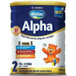 Sữa bột Dielac Alpha Step 2 - hộp 900g (dành cho trẻ từ 6 - 12 tháng)