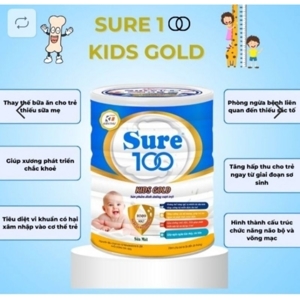 Sữa Bột Sure 100 Kids Gold 900gr