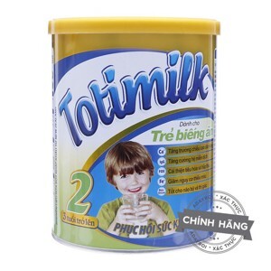 Sữa bột tăng khả năng miễn dịch cho trẻ Totimilk 2 - 900g (dành cho trẻ từ 3 tuổi trở lên)