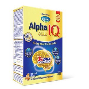 Sữa bột Vinamilk Dielac Alpha Gold Step 4 - 400g (từ 2 - 4 tuổi)