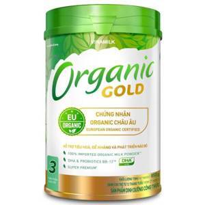 Sữa bột Vinamilk Organic Gold số 3 - 850g, dành cho trẻ từ 1-2 tuổi