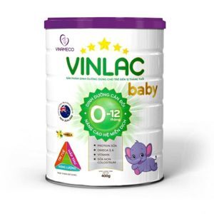 Sữa bột Vinlac baby (số 0) - 400g (Dành cho bé 0-12 tháng)