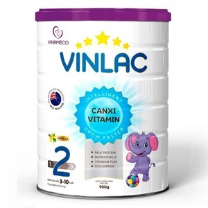 Sữa bột Vinlac số 2 - 900g (Dành cho bé 3-10 tuổi)