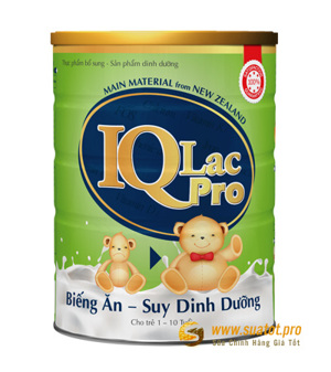 Sữa bột VPMilk IQLac Pro Biếng Ăn - Suy Dinh Dưỡng 900g