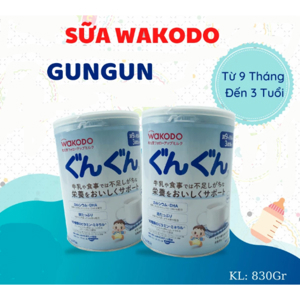 Sữa bột Wakodo GunGun Số 3 - 830g