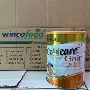 Sữa bột Wincofood GoldCare Gain Vani - 900g (dành cho người gầy)