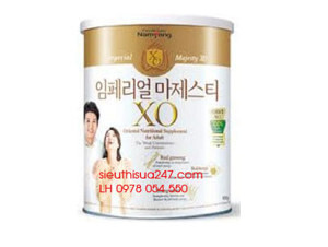 Sữa bột XO Majesty - hộp 400g (dành cho người bị suy nhược cơ thể)