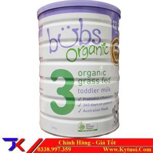 Sữa Bubs Organic Số 3 Úc 800g