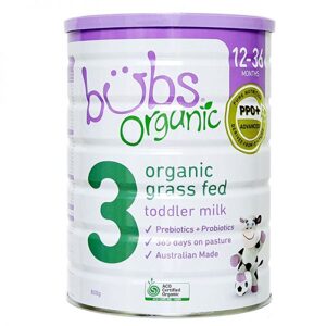 Sữa Bubs Organic Số 3 Úc 800g