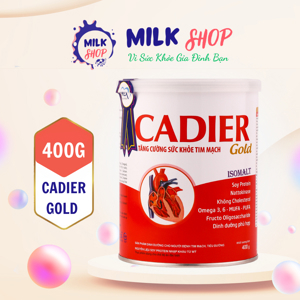 Sữa Cadier Gold - 400g, dành cho người tim mạch và tiểu đường