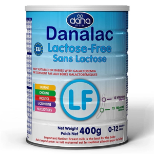 Sữa cho bé không dung nạp Danalac Lactose Free - Hộp 400g