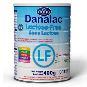 Sữa cho bé không dung nạp Danalac Lactose Free - Hộp 400g