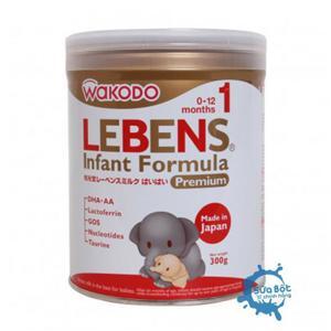 Sữa bột Wakodo Lebens số 1 - hộp 300g (dành cho trẻ từ 0-12 tháng tuổi)