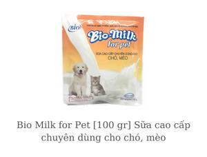 Sữa cho chó mèo Bio Milk 100g