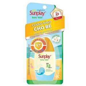 Sữa chống nắng cho bé và da nhạy cảm Sunplay Baby Mild