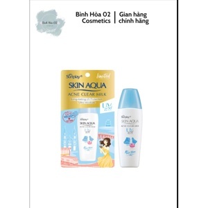 Sữa chống nắng dưỡng trắng da mặt Sunplay Skin Aqua Acne Clear