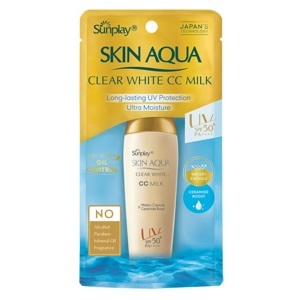 Sữa chống nắng dưỡng trắng Sunplay Skin Aqua Clear White 25g