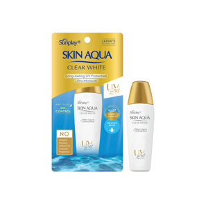 Sữa chống nắng dưỡng trắng Sunplay Skin Aqua Clear White 25g