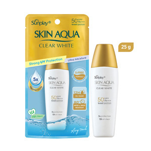 Sữa chống nắng dưỡng trắng Sunplay Skin Aqua Clear White 25g