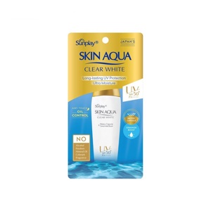 Sữa chống nắng dưỡng trắng Sunplay Skin Aqua Clear White 25g