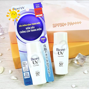 Sữa chống nắng lót nền trang điểm Biore UV Color Control CC Milk SPF50+/PA+++ 30ml