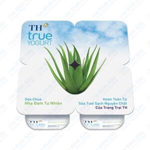 Sữa chua ăn TH True Milk nha đam 100g (Lốc 4)