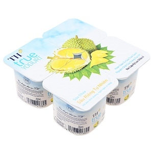 Sữa chua ăn TH True Yogurt sầu riêng (Lốc 4)