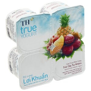 Sữa chua ăn TH True Yogurt trái cây (Lốc 4)