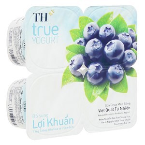 Sữa chua ăn TH True Yogurt trái cây (Lốc 4)