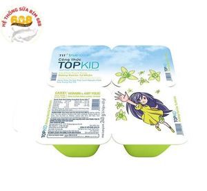 Sữa chua ăn thanh trùng TH True Yogurt công thức Topkid Hương Vanilla