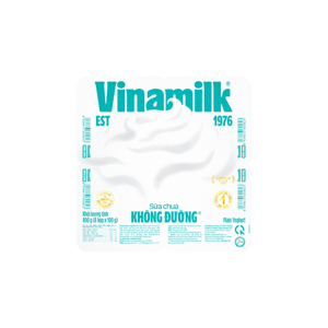 Sữa chua ăn Vinamilk Không đường 100g - Thùng 48 Hộp