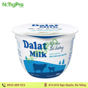 Sữa chua DaLat milk có đường 100g