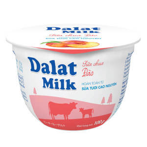 Sữa chua DaLat milk đào 100g