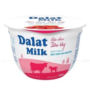 Sữa chua Dalat milk dâu tây - 100g