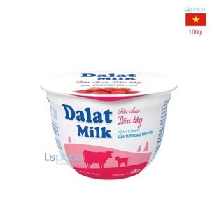 Sữa chua Dalat milk dâu tây - 100g