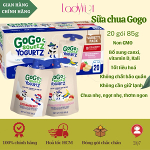 Sữa chua GoGo Canada 90g x 4 túi (6m+)