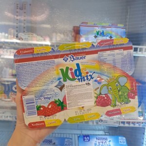 Sữa chua hoa quả Kids Mix (4x50g)